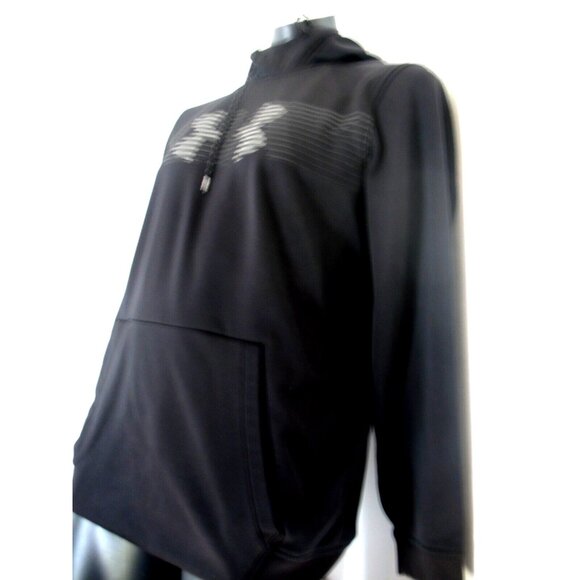 Under Armour Unisex Black/Gray Sweatshirt Hoodie Large - Picture 5 of 13